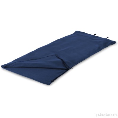 Stansport Fleece Sleeping Bag - Blue - 32 in x 75 in 570415627